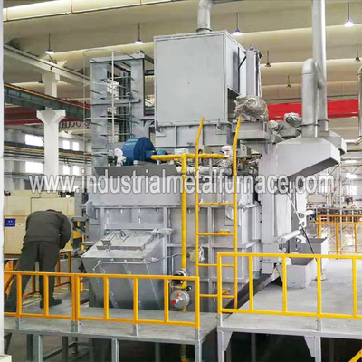 Tungku Peleburan Aluminium Industri Berbahan Bakar Gas 250kg / H, Tungku Peleburan Memo Aluminium