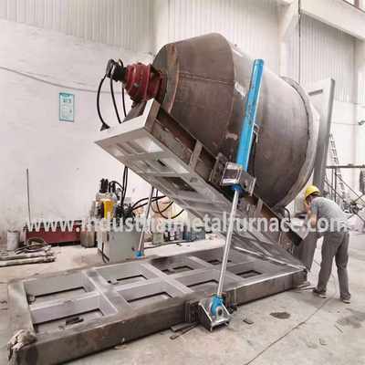 Industrial 380V 3P 50HZ Aluminium Melting Furnace Untuk Rotary Casting