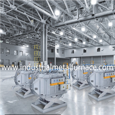 500KG-4100KG Kapasitas Aluminium Alloy Dosing dan Holding Furnace untuk Semua Jenis Casting
