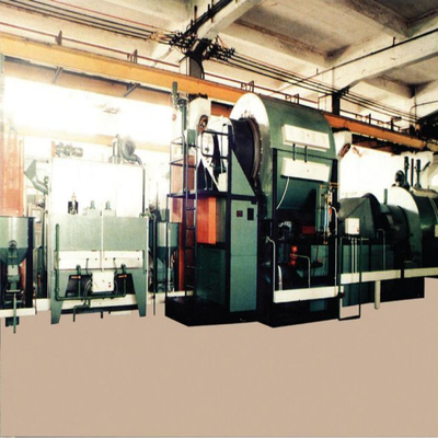 300kg / H Rotary Type Steel Ball Mesh Belt Perlakuan Panas Aluminium Melting Rotary Furnace