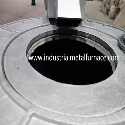 650 Derajat 400KG Gas Alam Besi Cor Seng Besi Cor Melting Furnace 200Kg/Hr
