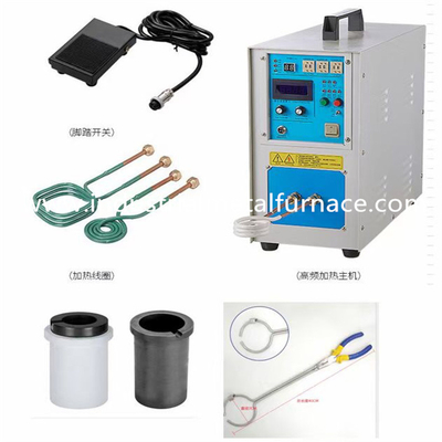 Mesin Peleburan Emas Listrik Industri IGBT 6kg 8kg