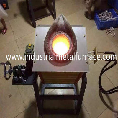 Memiringkan IGBT Power Industrial Metal Melting Furnace Tungku Peleburan Tembaga Listrik