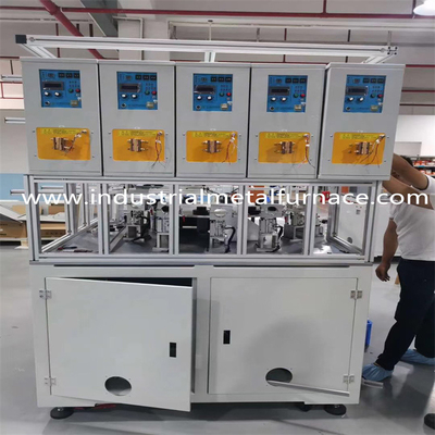 20KHZ Perak Memiringkan Wadah Induksi Tungku Peleburan Logam Industri 15 Sampai 160 KW