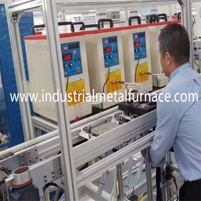 10KG Jenis Miring Steel Melting Furnace Pemanas Induksi Melting Metal 35KW