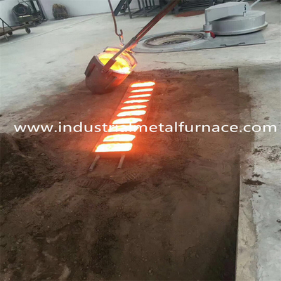 15KW 3KG Industri Induksi Baja Tungku Peleburan Baja Membuat Frekuensi Sedang