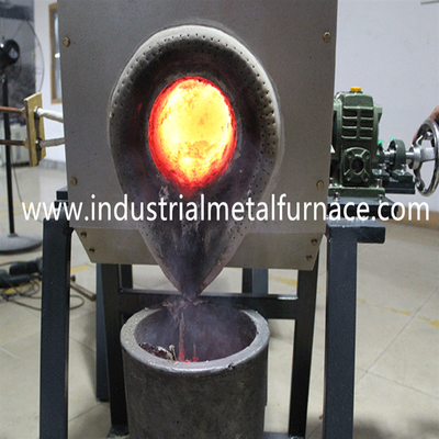 15KW 3KG Industri Induksi Baja Tungku Peleburan Baja Membuat Frekuensi Sedang