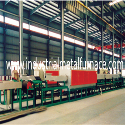 Jalur Perlakuan Panas Pipa Baja Conveyor Tungku Temperatur Tinggi Berkelanjutan