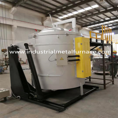 500kg Perlawanan Listrik Aluminium Melting Induction Furnace 1100 Derajat