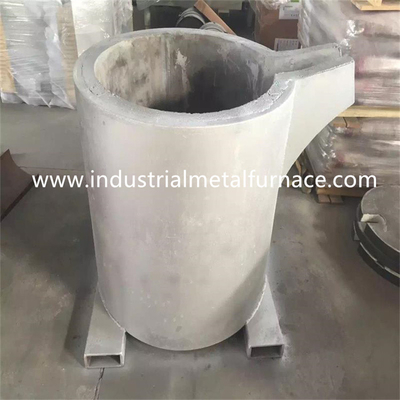 Menuangkan 540mm Aluminium Melting Foundry Molten Aluminium Transfer Ladles