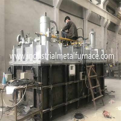 9400Kcal / KG 10000Kg Aluminium Holding Furnace Oil Fired Aluminium Melting