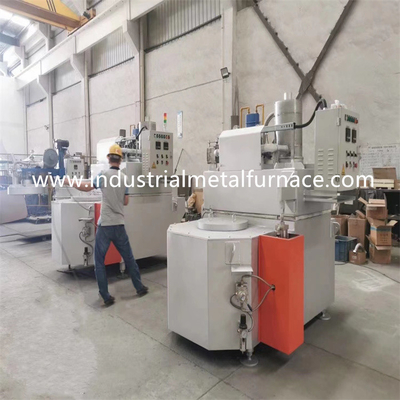 9500mm 45000kg Aluminium Holding Furnace Tungku Peleburan Gas Alam