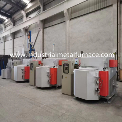 300 Sampai 3000kg Electric Alloy Metal Aluminium Holding Furnace Untuk Proses Pengecoran 45KW