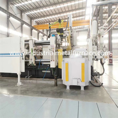 300 Sampai 3000kg / H Reverberatory Aluminium Alloy Melting Furnace Aluminium Holding Furnace
