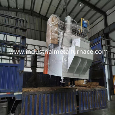800KG Gas Fired Aluminium Alloy Holding Furnace Untuk Peleburan Baja CE
