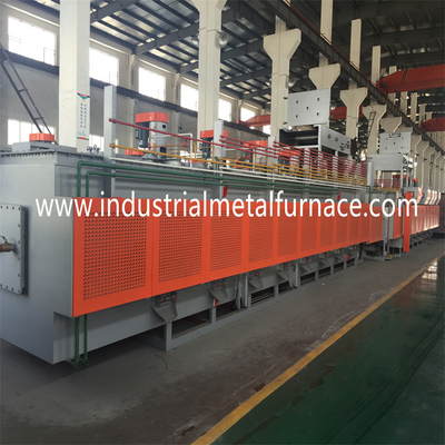 Jalur Perlakuan Panas Pipa Baja Conveyor Tungku Temperatur Tinggi Berkelanjutan