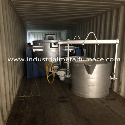 350kg 18KW Aluminium Holding Furnace Automatic Electric Vertical Ladle Preheater CE