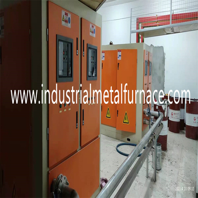 300kg 1150 Derajat Tungku Induksi Industri Untuk Tembaga Melting Aluminium Shell