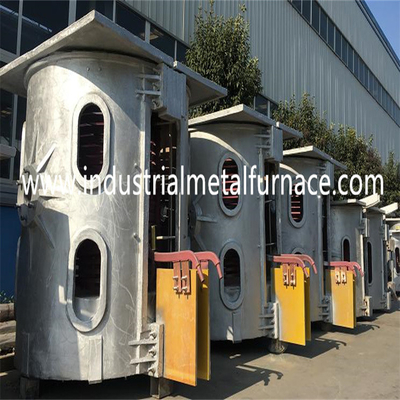 50HZ 1000kg Tembaga Scrap Melting Furnace Industri KGPS Power Metal Melting Equipment