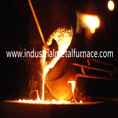 5T 60Mins Melting Steel Shell Industrial Induction Furnace Untuk Steel Melting 3000KW